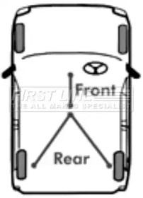 Трос FIRST LINE FKB2355