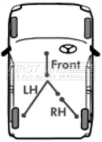 Трос FIRST LINE FKB2326