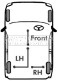 Трос FIRST LINE FKB1008