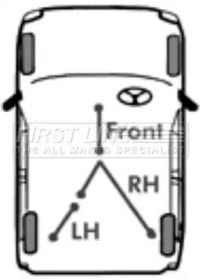 Трос FIRST LINE FKB1944