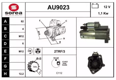 Стартер SNRA AU9023