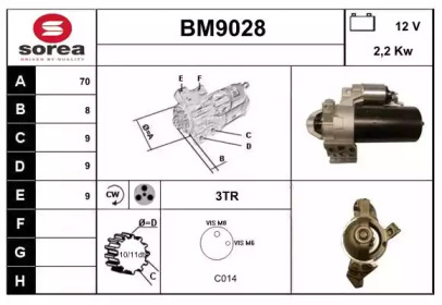 Стартер SNRA BM9028