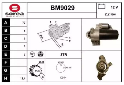 Стартер SNRA BM9029