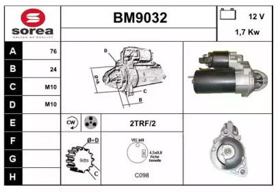 Стартер SNRA BM9032