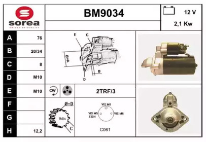 Стартер SNRA BM9034