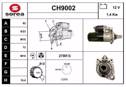 Стартер SNRA CH9002