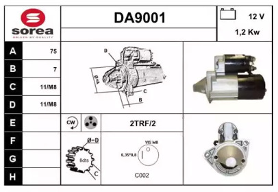 Стартер SNRA DA9001