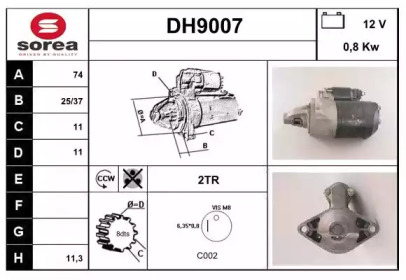 Стартер SNRA DH9007