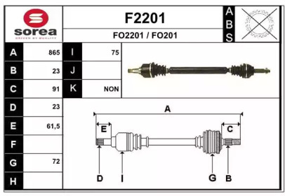 Вал SNRA F2201