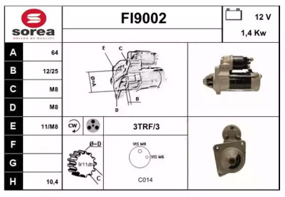 Стартер SNRA FI9002