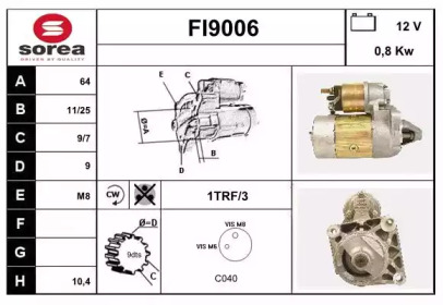 Стартер SNRA FI9006