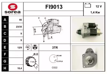 Стартер SNRA FI9013