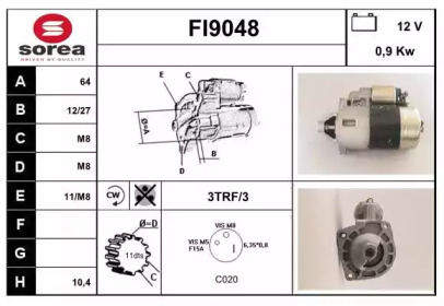 Стартер SNRA FI9048