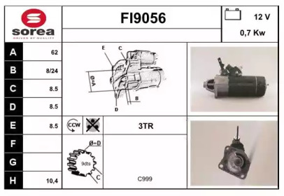 Стартер SNRA FI9056