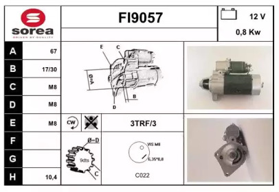 Стартер SNRA FI9057