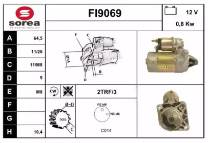 Стартер SNRA FI9069