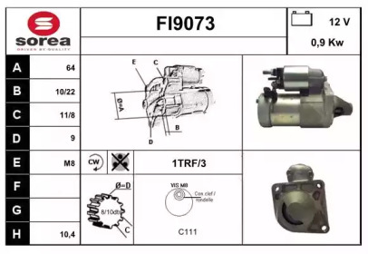 Стартер SNRA FI9073