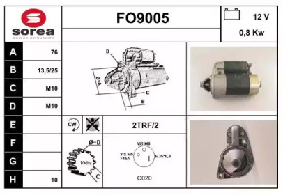 Стартер SNRA FO9005