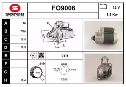 Стартер SNRA FO9006