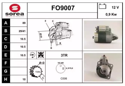 Стартер SNRA FO9007