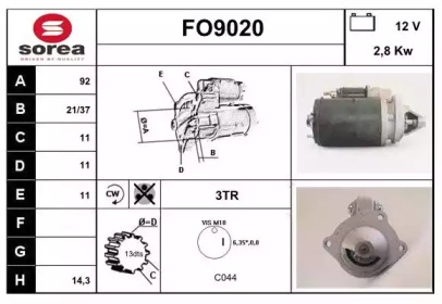 Стартер SNRA FO9020