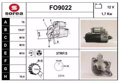 Стартер SNRA FO9022