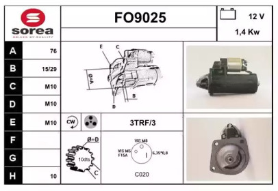 Стартер SNRA FO9025