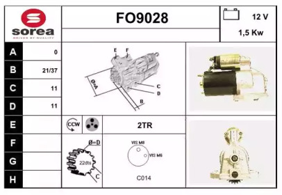 Стартер SNRA FO9028