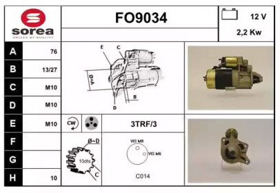 Стартер SNRA FO9034