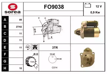 Стартер SNRA FO9038