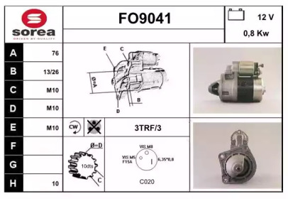 Стартер SNRA FO9041