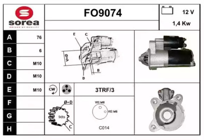 Стартер SNRA FO9074