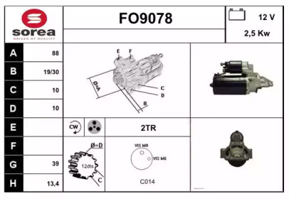 Стартер SNRA FO9078