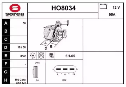 Генератор SNRA HO8034