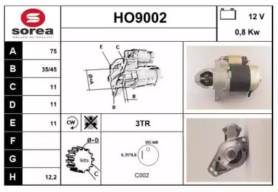 Стартер SNRA HO9002