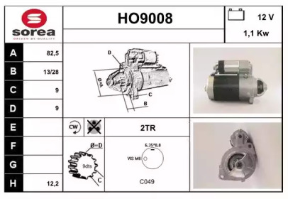 Стартер SNRA HO9008