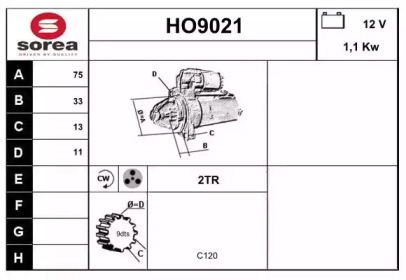 Стартер SNRA HO9021