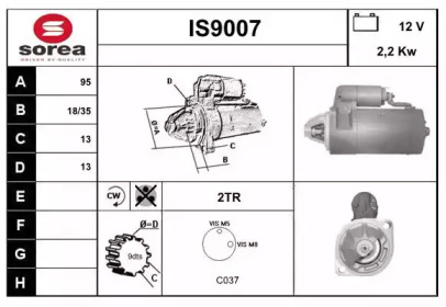 Стартер SNRA IS9007