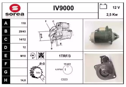 Стартер SNRA IV9000