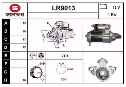 Стартер SNRA LR9013