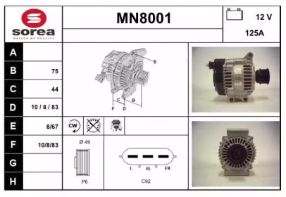 Генератор SNRA MN8001