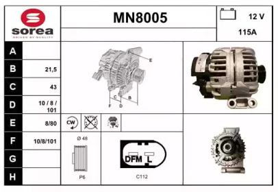 Генератор SNRA MN8005