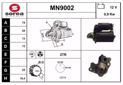 Стартер SNRA MN9002