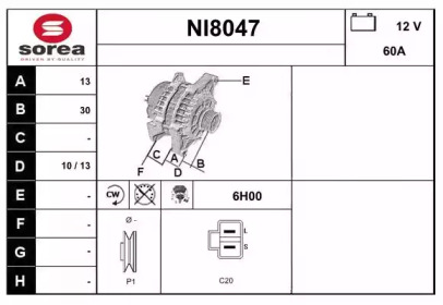 Генератор SNRA NI8047