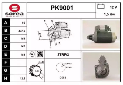 Стартер SNRA PK9001