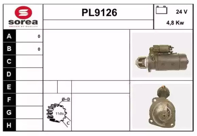 Стартер SNRA PL9126