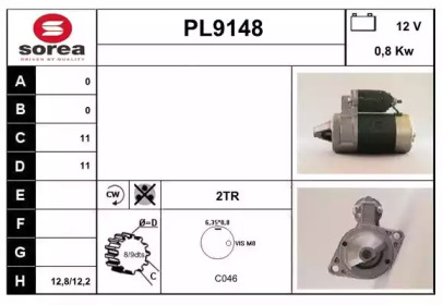 Стартер SNRA PL9148