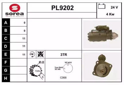 Стартер SNRA PL9202