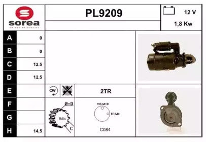 Стартер SNRA PL9209