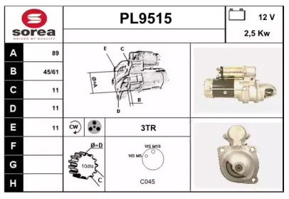 Стартер SNRA PL9515